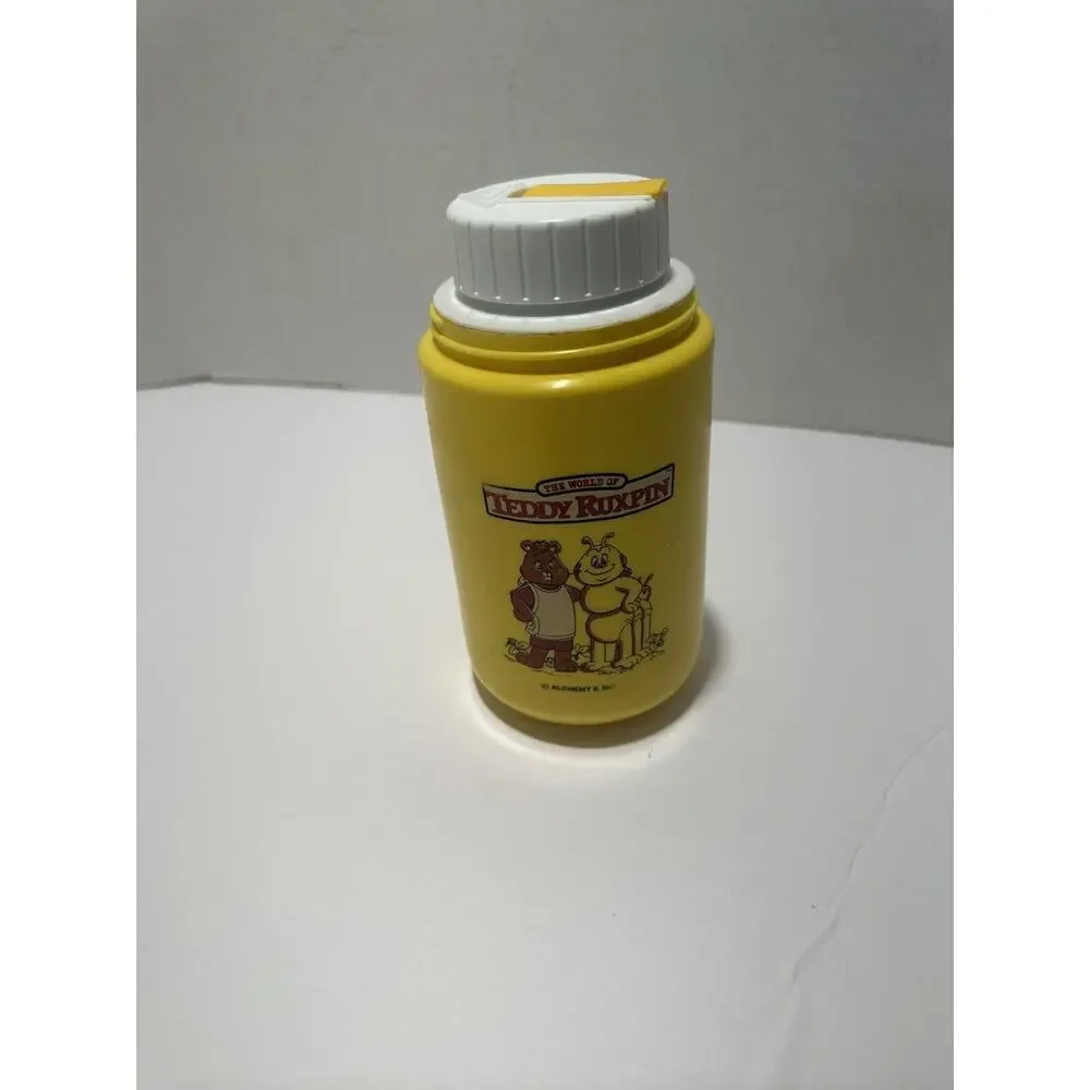Teddy‎ Ruxpin THERMOS Vintage No Cup/ Lid Model 3700 10 OZ Yellow